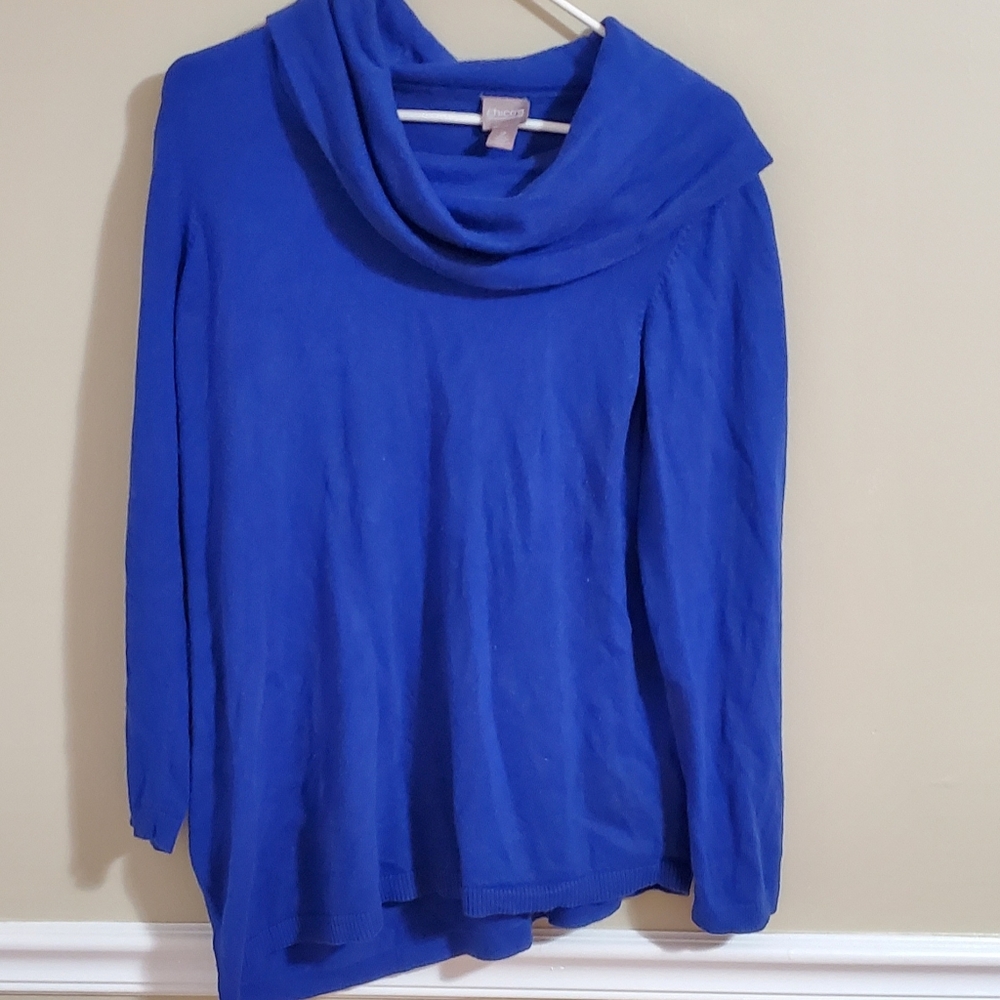 Chico's size 2 blue sweater - Picture 1 of 4